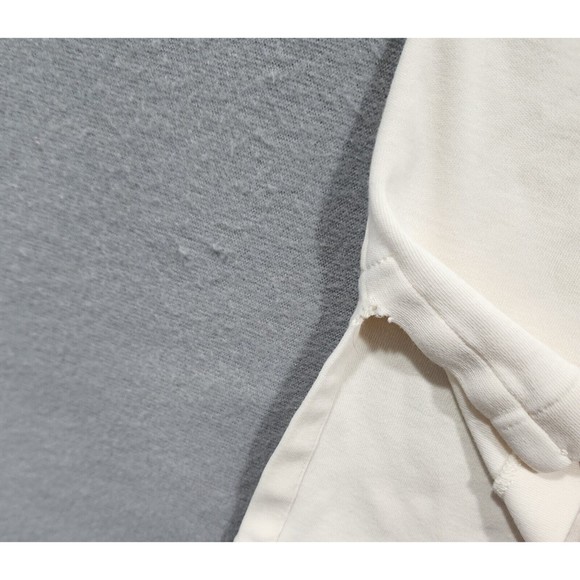 Ralph Lauren Polo Shirt Mens XL White Solid 100% Cotton Black Pony Vintage - Picture 7 of 16